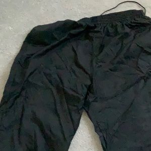 Reebok lined pants with elastic waist and elastic around legs
